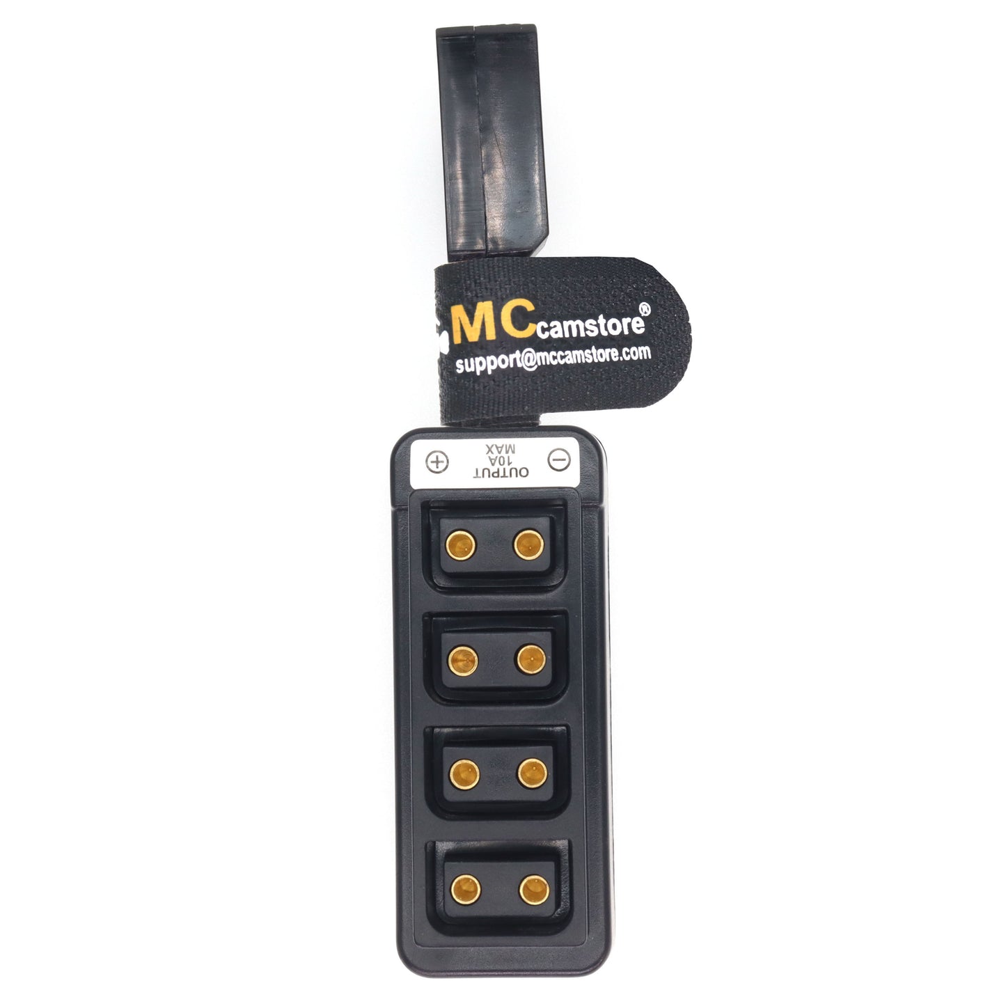 Ultrashort D tap to 4 Port Power Tap P-tap Strip D-tap Splitter Hub Cpmpatible for ARRI RED Teradek SmallHD V-Mount Gold-Mount Steadicam with D-Tap Output