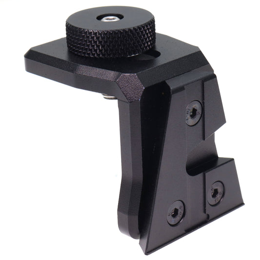 Right Angle Bracket for V-Mount Battery, Mini L-Shape Buckle Kit with 3/8''-16 & 1/4"-20 Screw for Video Accessory Expansion for Cheese Plate, Side Panel Plate, Field Monitor