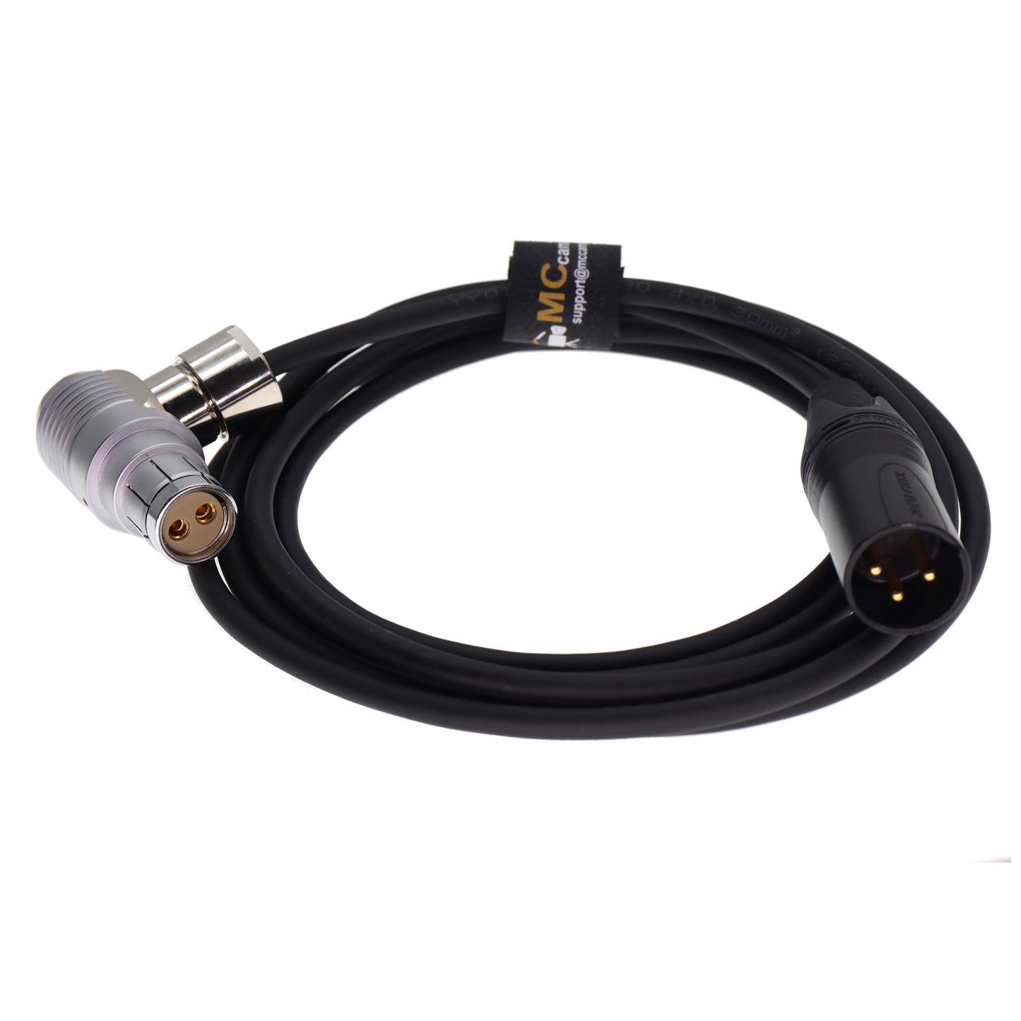 Alexa XT Power Cable, XT Right Angle 2 pin Famale to XLR 3 Pin for Arri Alexa XT SXT/Alexa 65/ Arriflex 435 Camera Power Cable