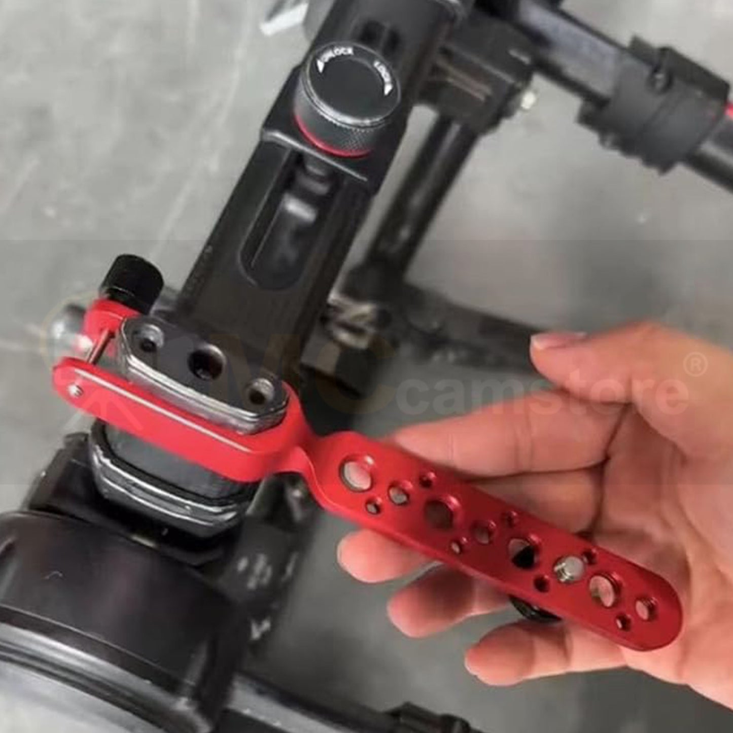 Ronin 2 Image Transmission Bracket, Tilt Axis Cage Arm Extension Stand Bracket Mount for DJI Teradek Bolt Bond Vaxis Video Transmission Transmitter Receiver