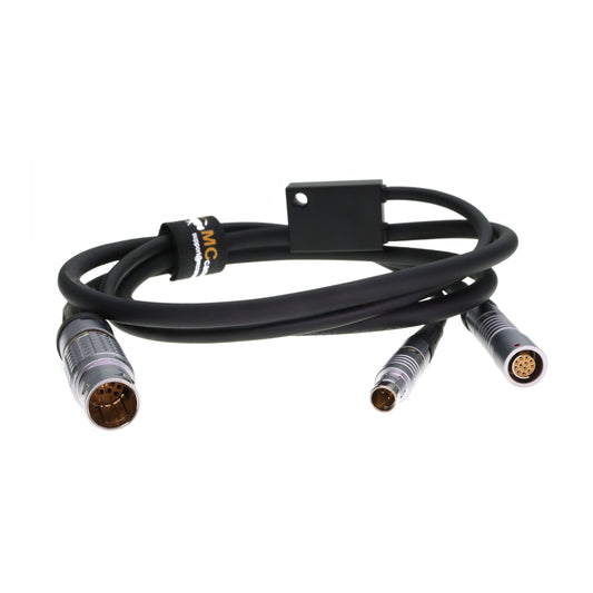 ZMU-3A - CLM/PSC 19 Pin to RS 3 Pin + 12 Pin Female Cable for ARRI K ZMU-3 CLM PSC Supply Cable