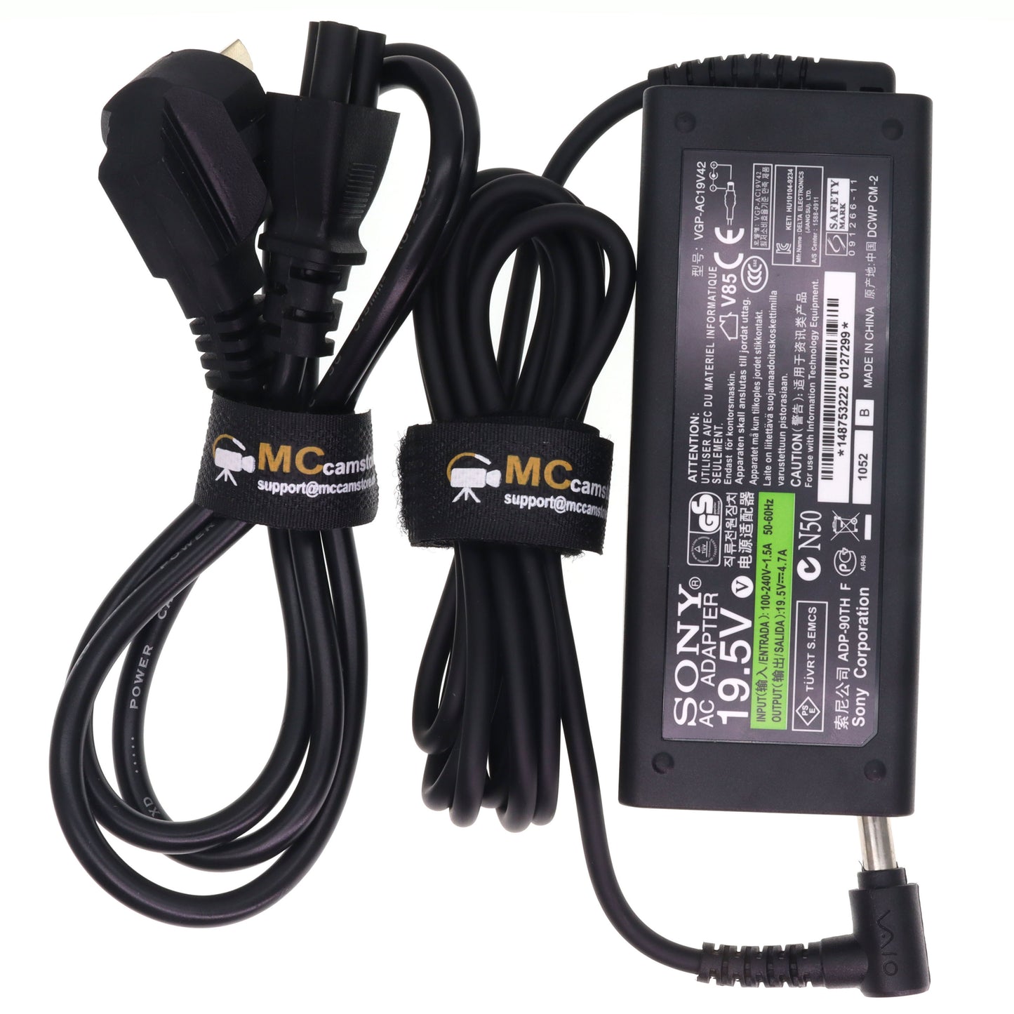 19.2V AC Power Adapter Cable for Sony FX6 FX9 PXW-Z200 Camera Power Cord, 100V-240V to 19.5V