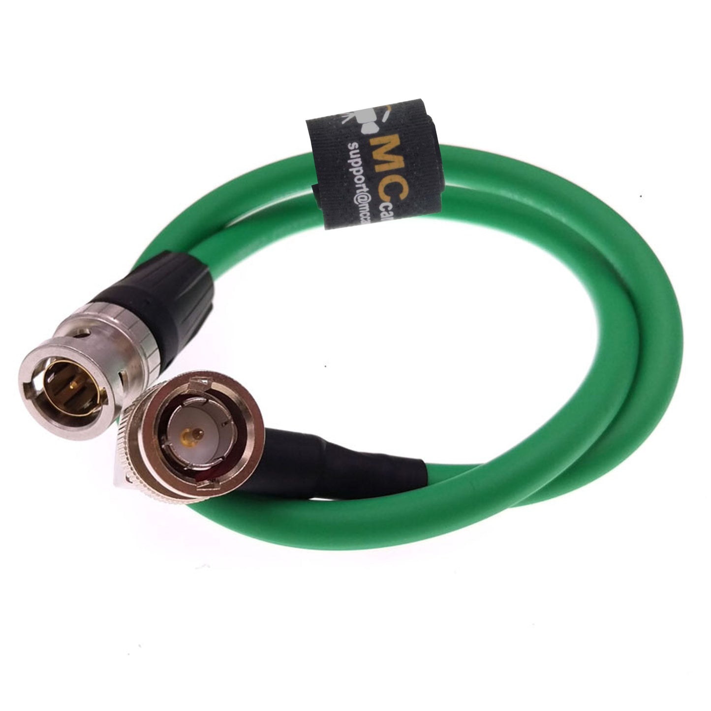 High Flex 12G 3G HD SDI 75 ohm Coaxial Video Cable 4K 60fps Right Angle to Straight BNC Canare LV-61S for Camera Monitor