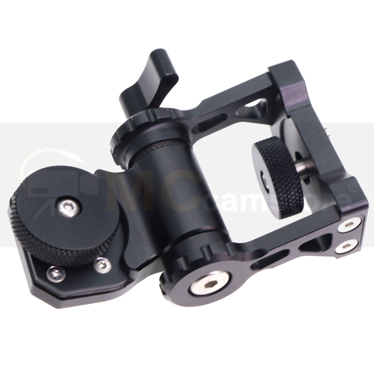Articulated Mount Monitor Bracket for Atomos SmallHD Camera Video Monitor, with 1/4" 3/8" Screws, Adjustable Locking Knob Buckle