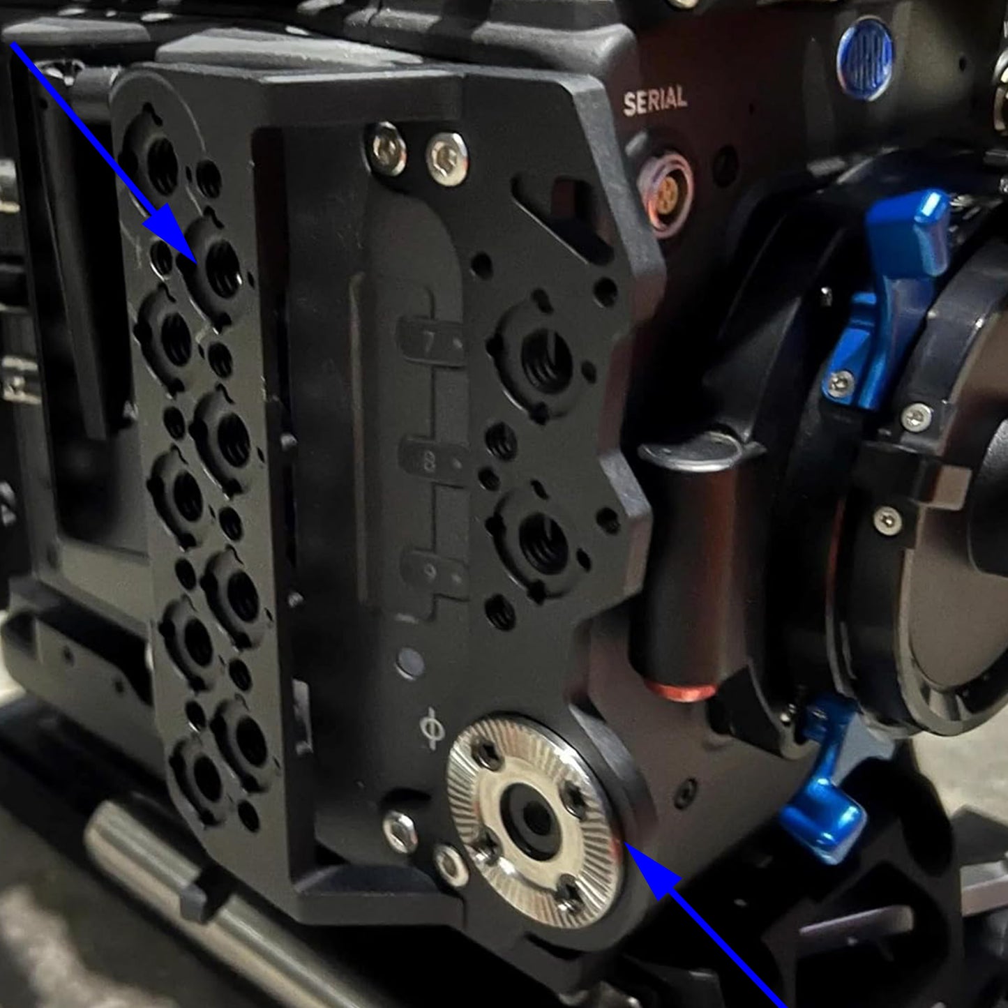 Alexa 35 Side Panel Plate, Side Mounting Extension Cheese Plate Kit 3/8"-16 Screw Thread Rig Wireless System Follow Focus Motor