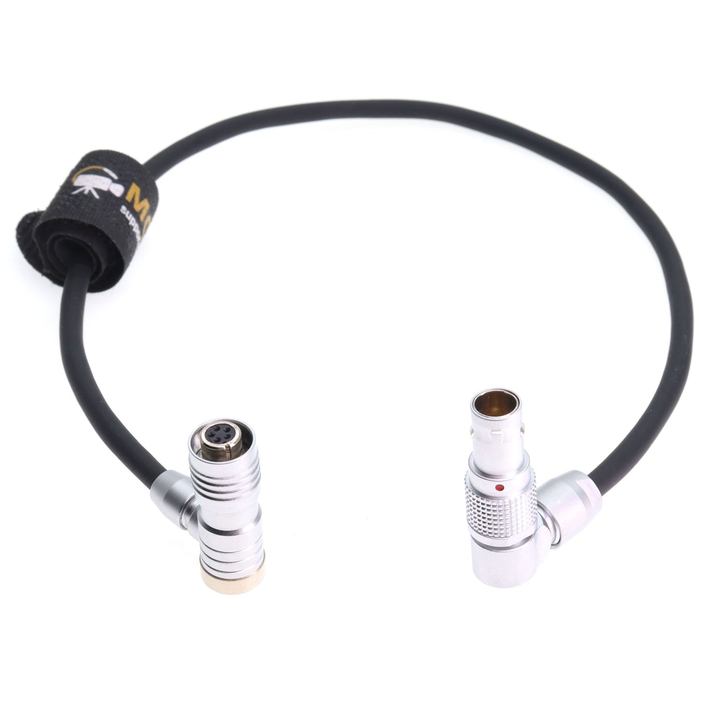 Rotatable 0B 2 Pin to Angle 5 Pin Female Power Cable for Teradek ARRI RED SmallHD Paralinx Preston Transvideo Offhollywood Switronix Camera to Portkeys LH5P LH5H Monitor