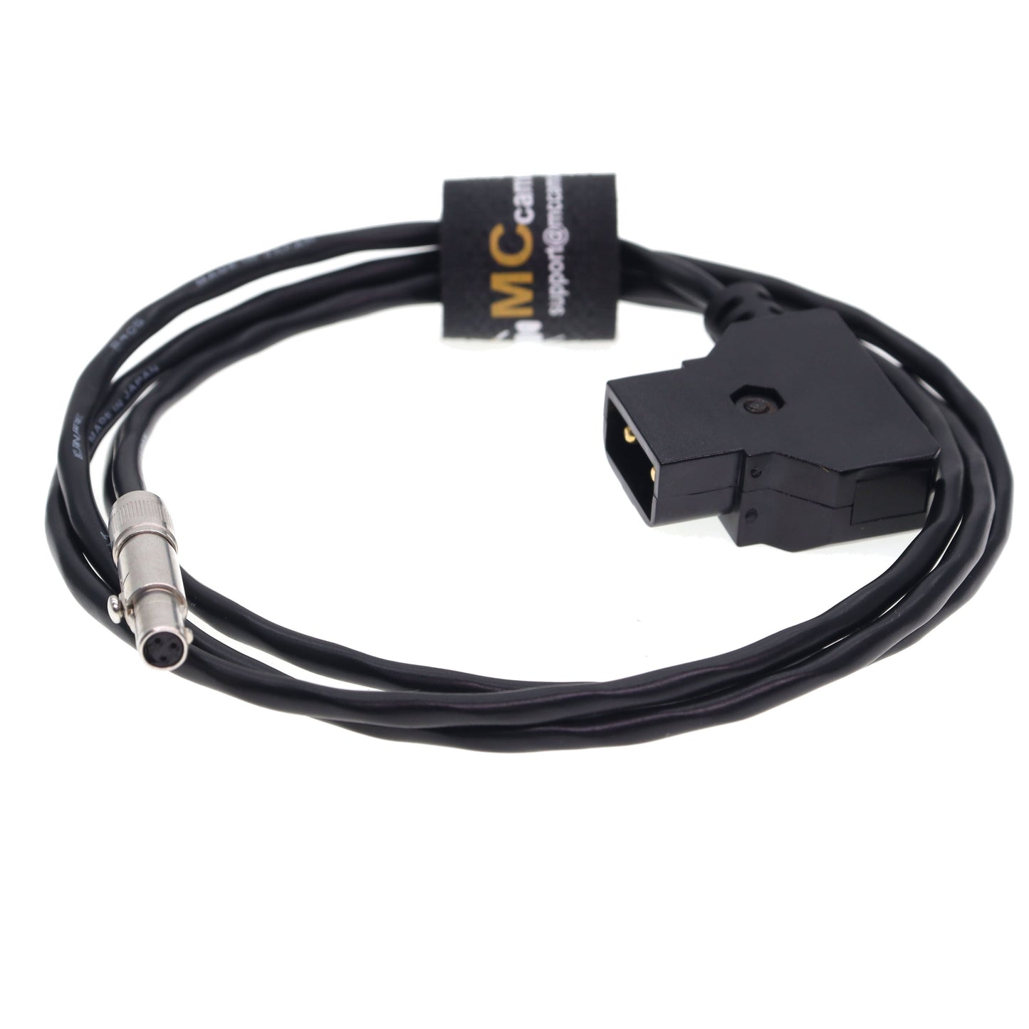 Neutrik NSC3F 3-Pin Female to D-Tap Power Cable for Convergent Design Odyssey 7/7Q/7Q+/Apollo OLED Monitor Recorder