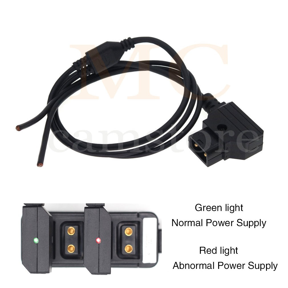 Y-type PCB Chip protect Camera Reverse protection safe d tap ptap power supply diy cable for 4k camera film monitor recorder plug jack connector