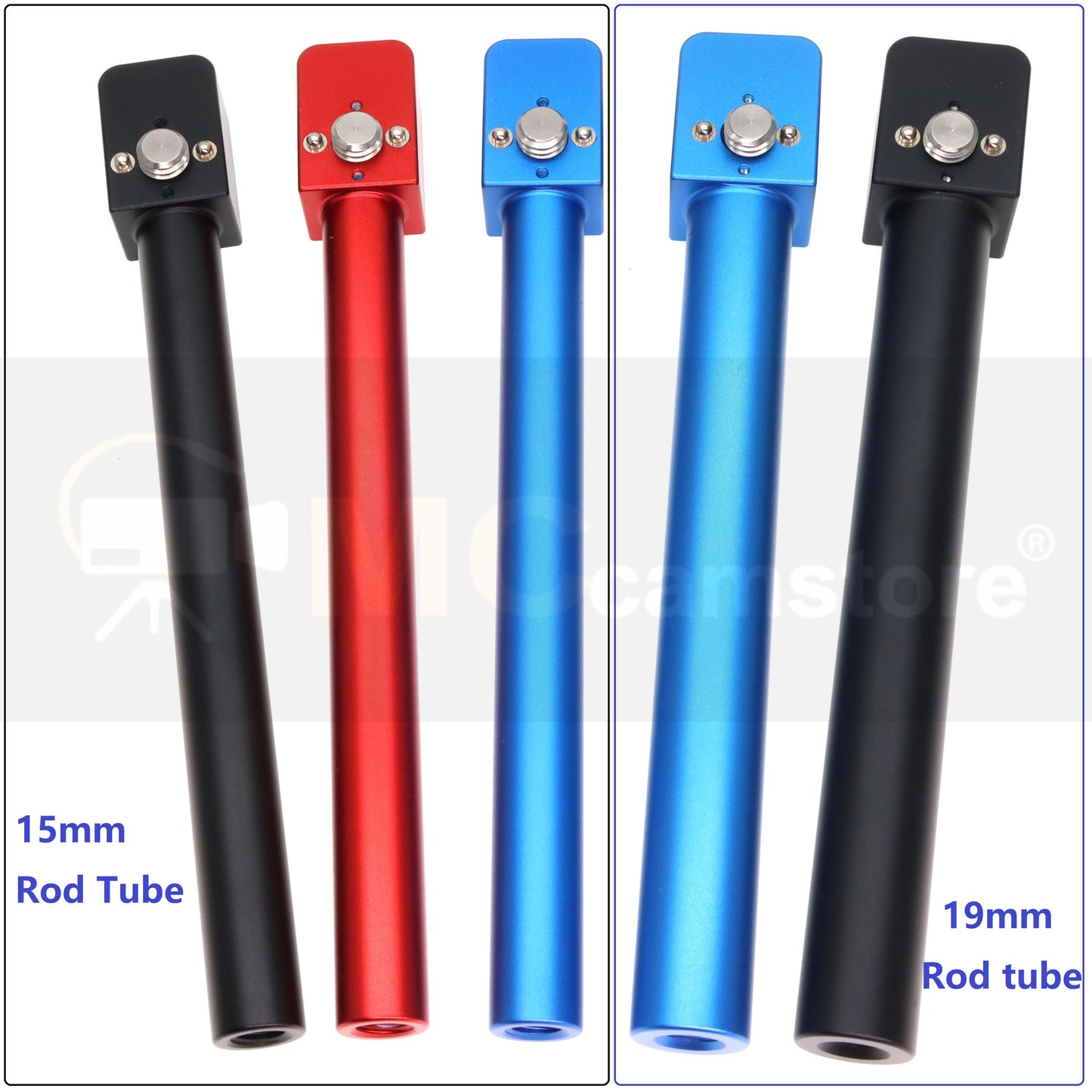 15mm Rod Clamp Mounting Bracket Tube with 3/8"-16 Screw and Anti Twist for ARRI RED Sony Camera