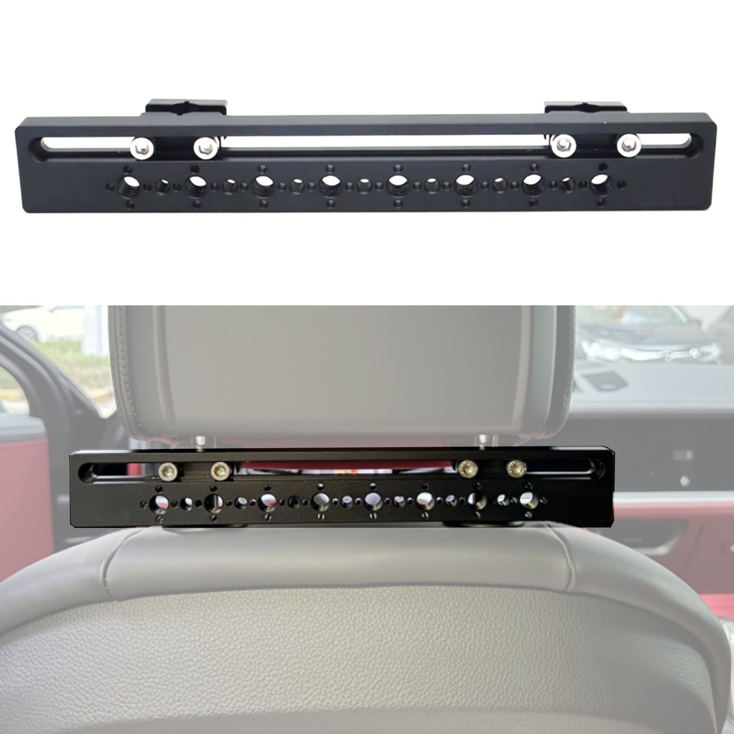 Car Mounted Shooting Extension Bracket with 3/8"-16 & 1/4"-20 Screw Buckle for ARRI RED Sony Camera