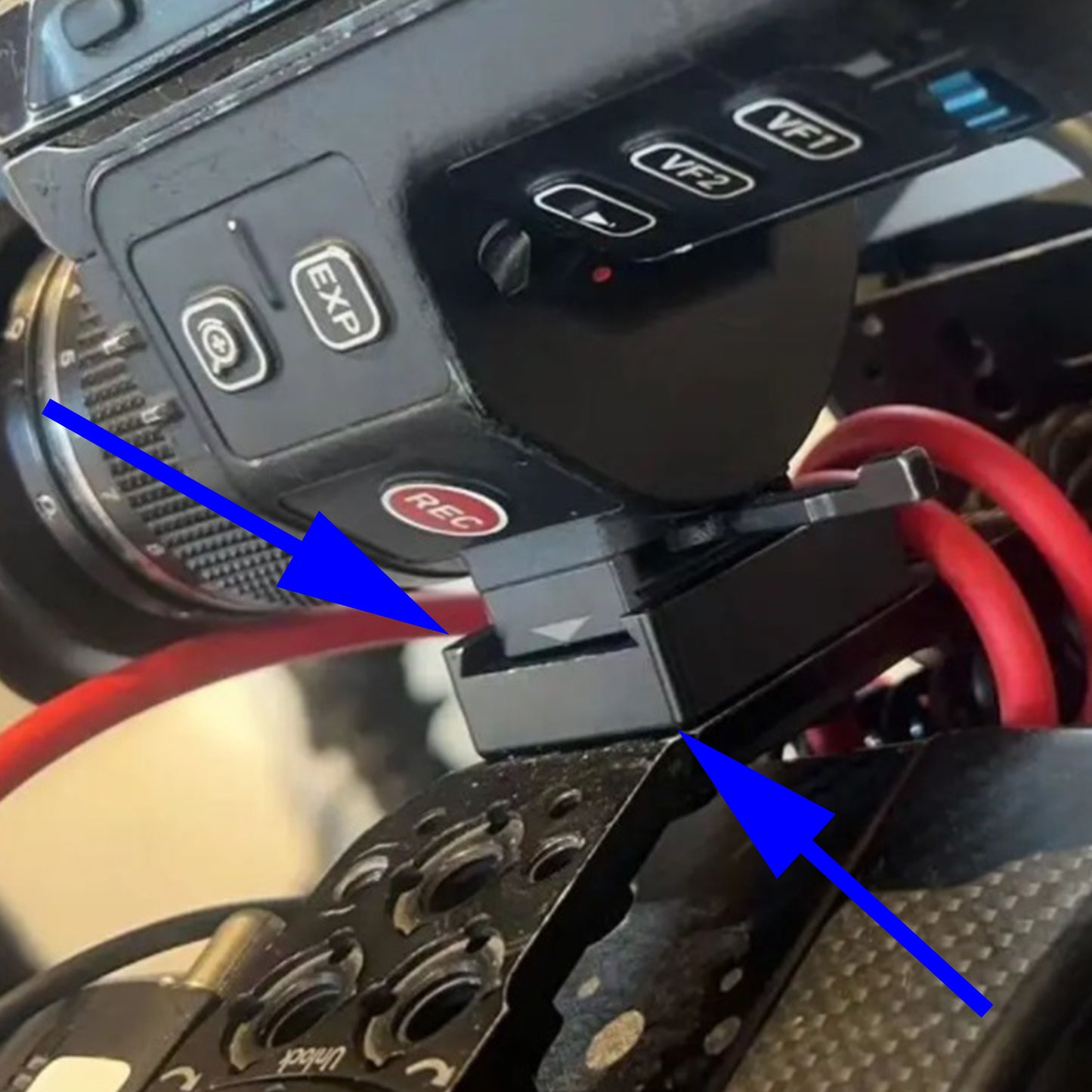 Alexa Mini MiniLF EVF Eyepiece Mount Kit for ARRI Connection with 3/8"-16 Screw