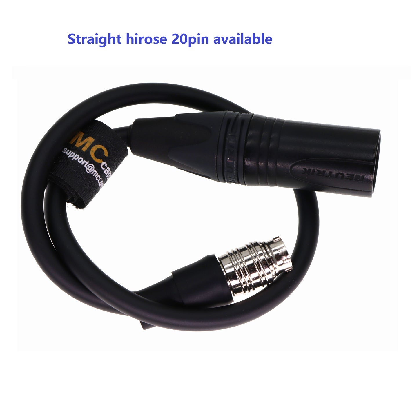 XLR 4 pin to Hirose 20 Pin Power Cable for Fujinon Cabrio Cine Lens