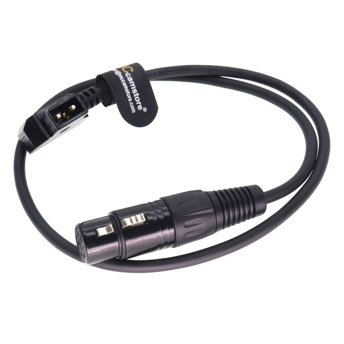 XLR 4 Pin Female to D Tap Power Cable for Sony Venice F55 SXS Camera for Practilite 602 DSLR Camcorder