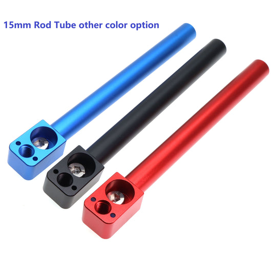 15mm Rod Clamp Mounting Bracket Tube with 3/8"-16 Screw and Anti Twist for ARRI RED Sony Camera