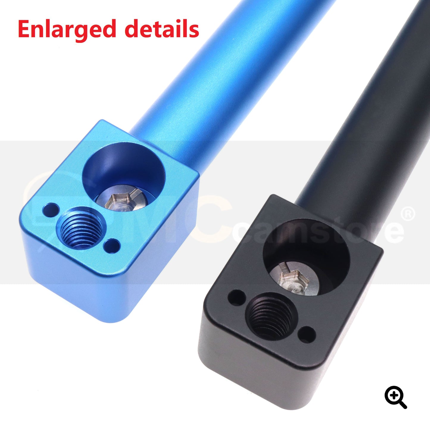 19mm Rod Mounting Bracket with 3/8"-16 Screw and Anti Twist for ARRI RED Sony Camera
