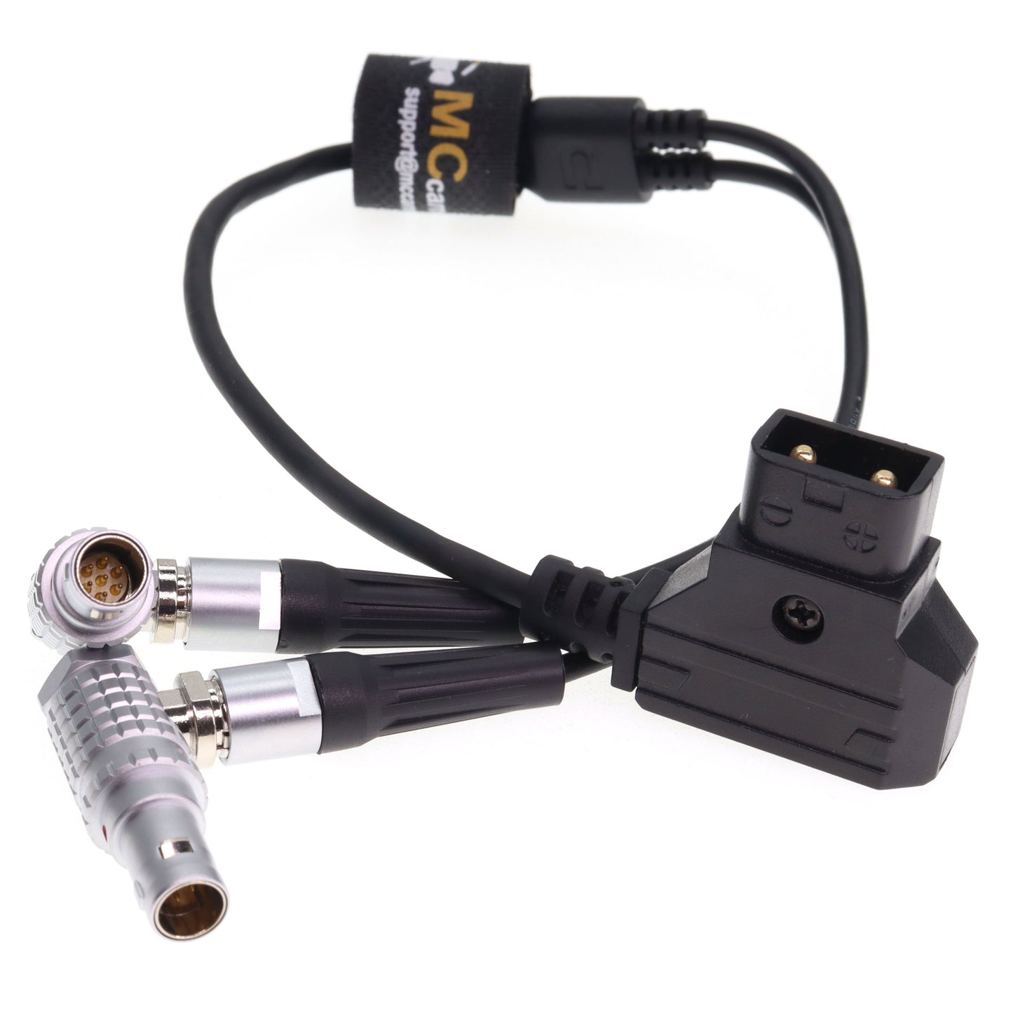 Nucleus-M Motor Power Y Cable for Nucleus M Motor D tap to Two Right Angle 7 Pin Male Cable