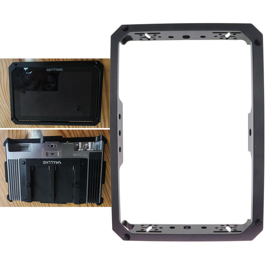 Protective Frame for SamHD 702 Touch and Cine 7, 1/4"-20 Mount Adapter Metal Bracket Housing Cold Shoe Expansion Frame Cover Monitor Cage