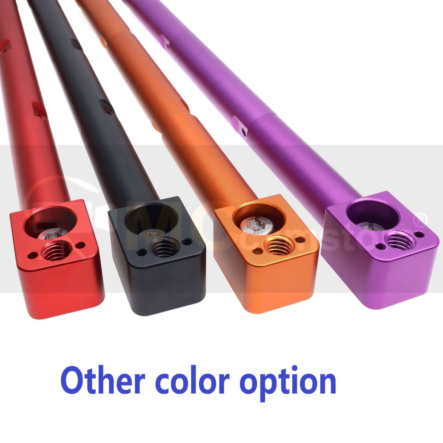 19mm Extension Rod Tube, 4 Sections Bracket Pole for Sony ARRI RED Camera Wireless Follow Focus Lens Motor Shoulder Rail Mounting with 3/8" Thread