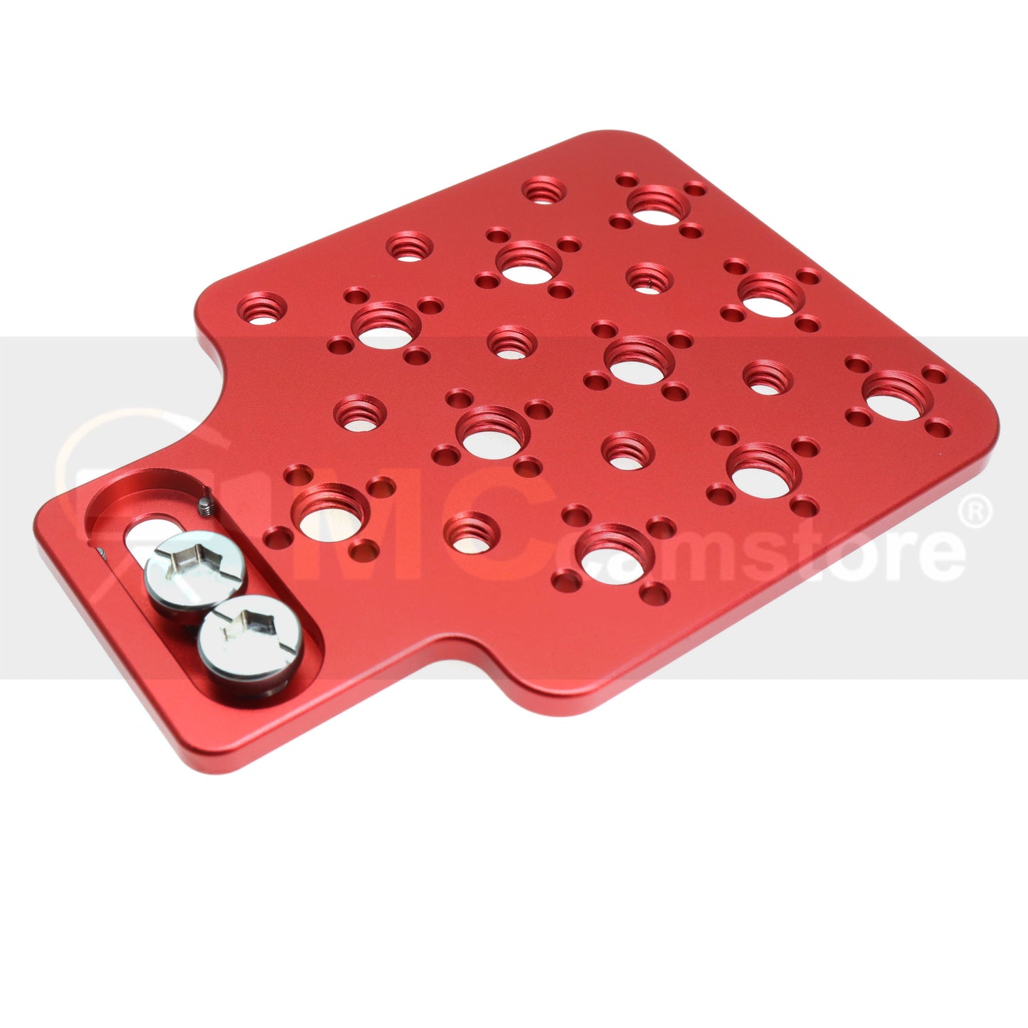 Cheese Plate, Side Mounting 3/8" 1/4" Thread Panel Plate for Sony ARRI RED Teradek Vaxis Rig Wireless Receiver