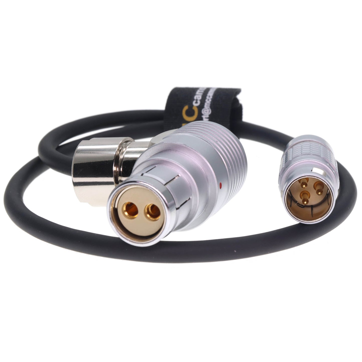 Tiffen Steadicam M-1 M2 Ultra/Master 2B 3Pin 24V to Right Angle 2 Pin Female 24V Power Cable for ARRI Alexa XT SXT LF SXT-W Classic Camera