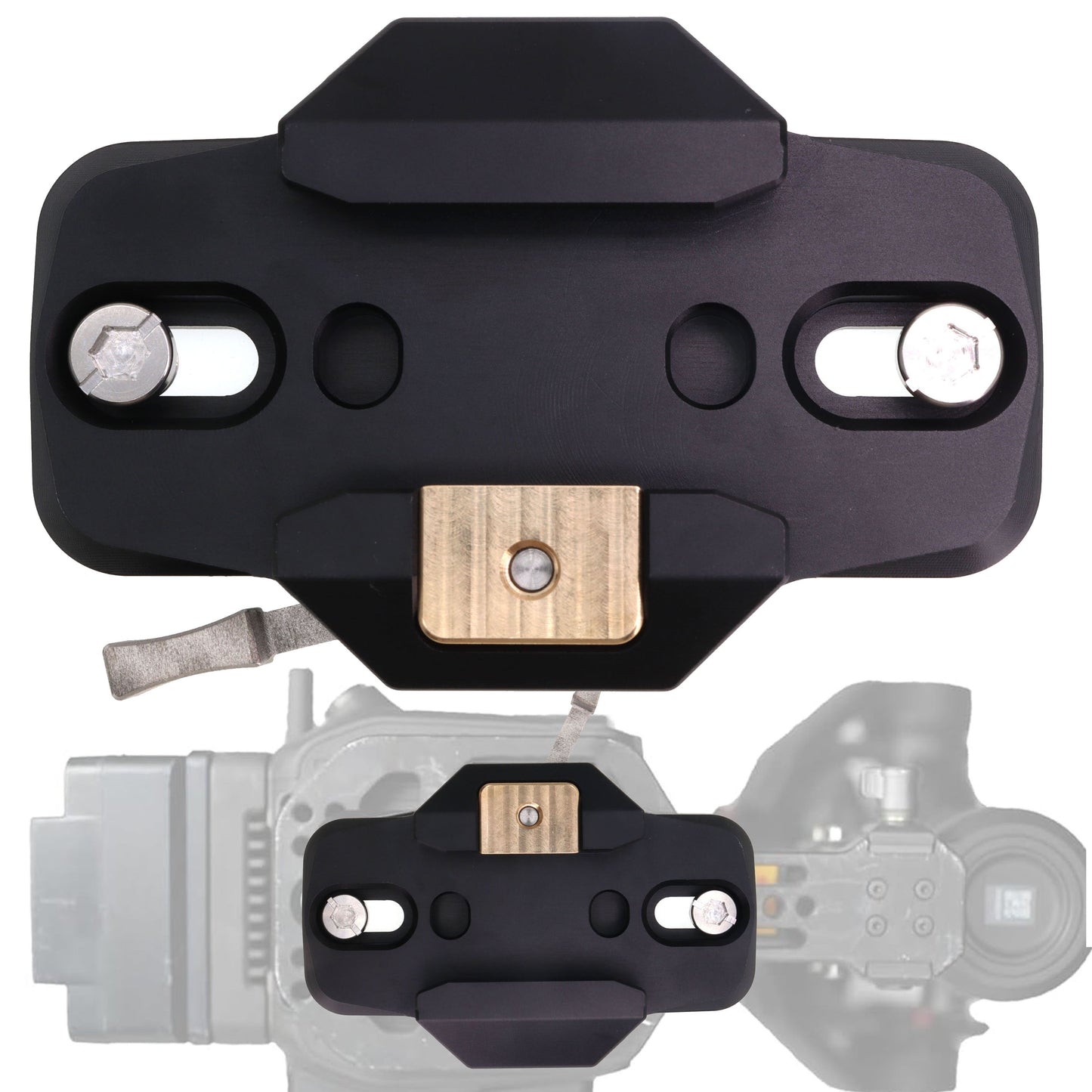 Ronin 4D Quick Release Swivel Adapter Plate for Canon DJI Telescopic Camera with Swing Arm 3/8" Screw