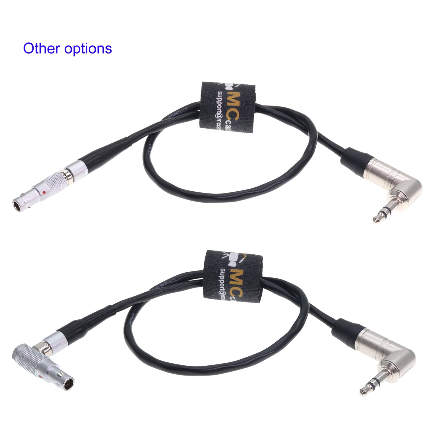 3.5mm TRS Jack to Right Angle 00B 4 Pin Male Tentacle Sync Timecode Cable for RED Epic Gemini Camera