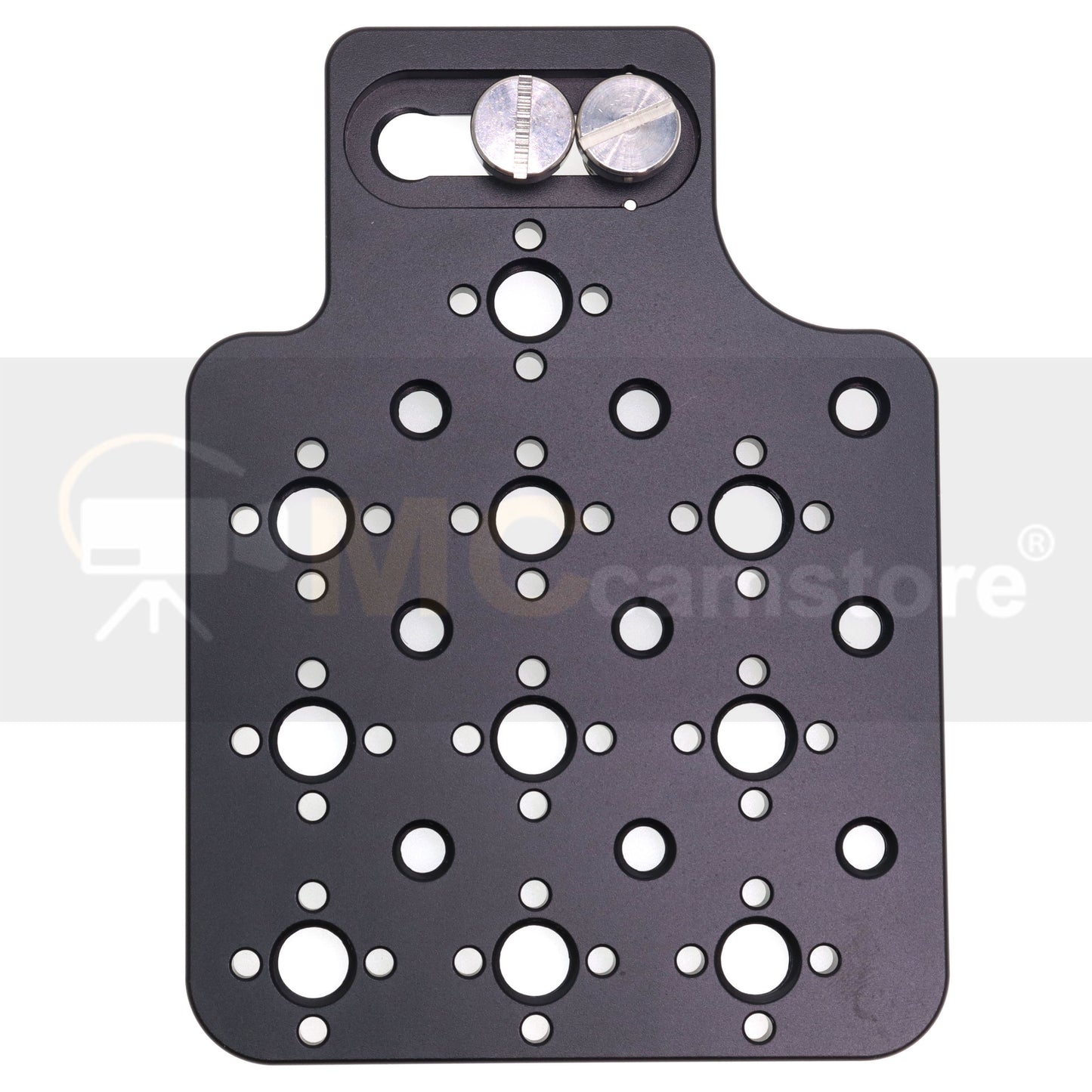 Cheese Plate, Side Mounting 3/8" 1/4" Thread Panel Plate for Sony ARRI RED Teradek Vaxis Rig Wireless Receiver