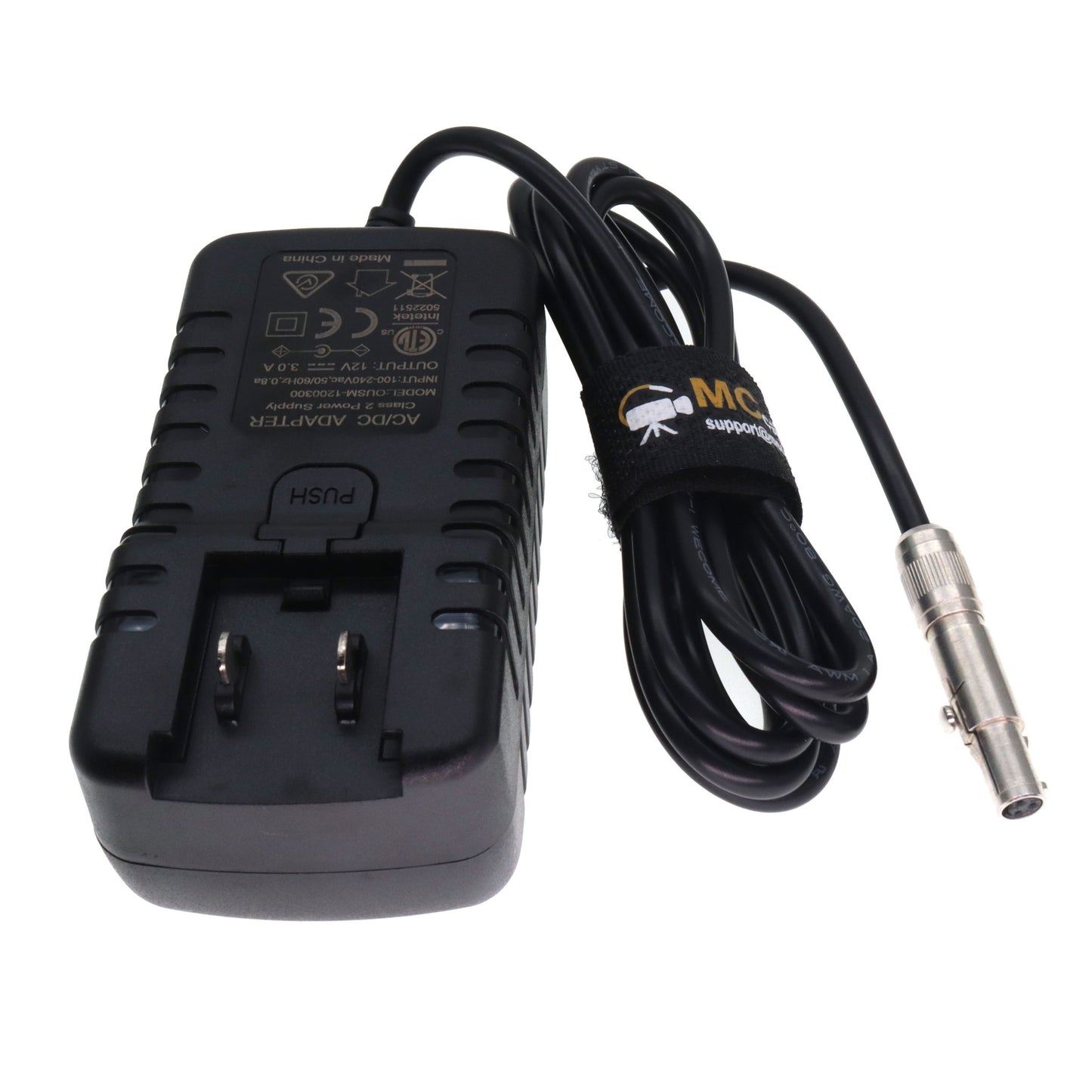Wall AC to DC 12V 3A Power Adapter for Convergent Design Odyssey 7 7Q 7Q+ & Apollo Monitor Recorder