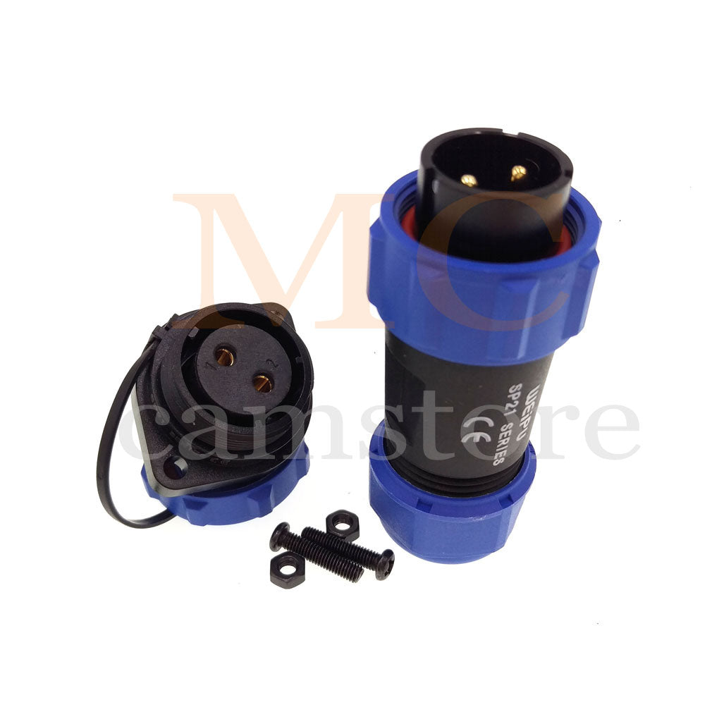 WEIPU SP21 IP68 Waterproof Connector, 2 3 4 5 5B 5C 6 6B 7 9 12 15pin Industrial Aviation LED Lamp Power Cable Plug Socket