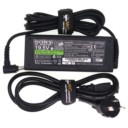 19.2V AC Power Adapter Cable for Sony FX6 FX9 PXW-Z200 Camera Power Cord, 100V-240V to 19.5V