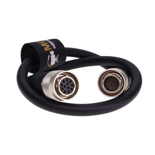 Hirose 12pin Male to 12Pin Female IO Trigger Line for Panasonic Sony CCXC-12P CCD XC DXC Series Intercon VCP Hitachi CCD AVT Industrial Camera 1m