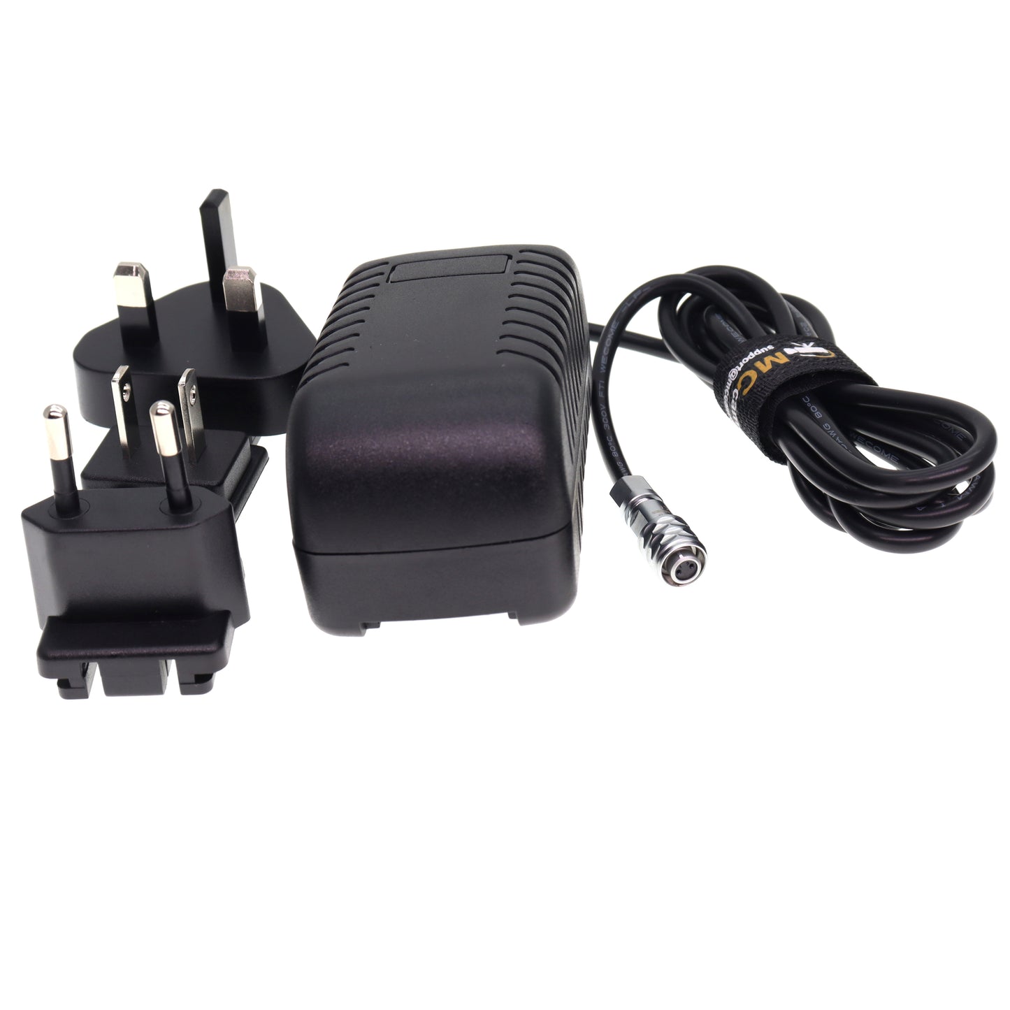 Power Adapter AC 110V to 240V to BMPCC 4K Black Magic 2pin Power Cable 12V 3A for Blackmagic Pocket Cinema Camera 4K, 6K Pro, 6K G2
