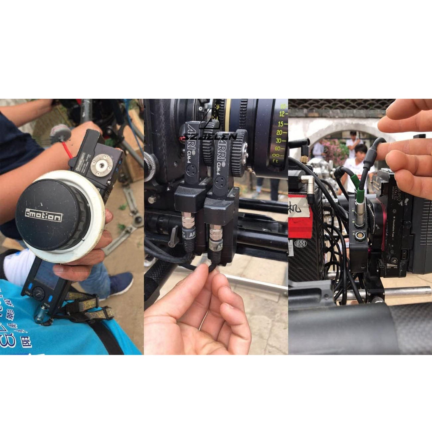 CLM4 Cable 8 Pin to FIZ 12 Pin for ARRI CLM-4 UMC-4 Motor to Motor Controller Compatible with ARRI K2.72099.0