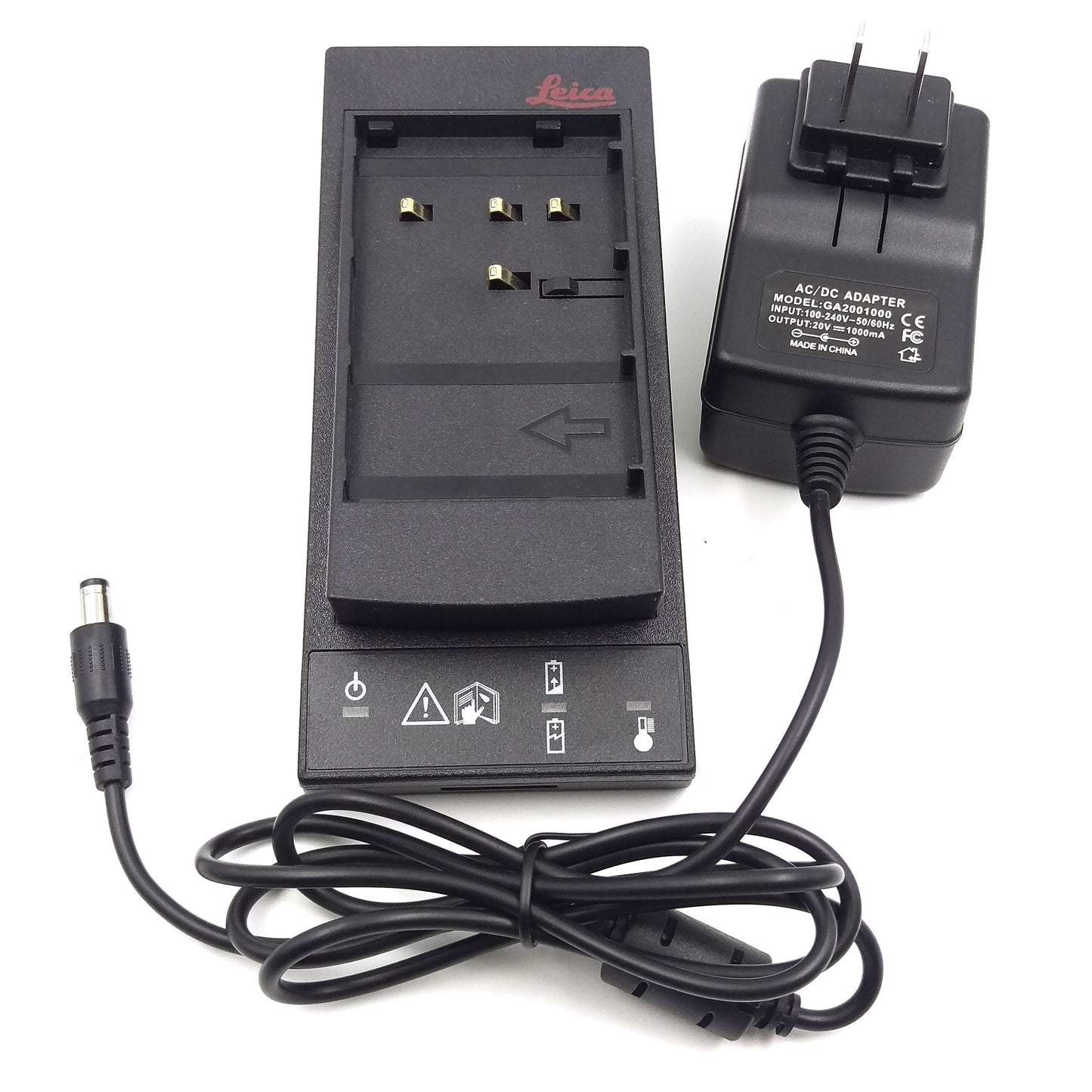 GKL 112 Total Station Battery Car Charging/Wall Charger Adapter for Leica GEB 111 Li-Ion Batteries