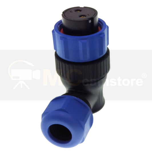 WEIPU SP2910/S3 3-Pin Female Waterproof Connector Plug, Compatible with BLUETTI AC500 5000W AC Input 220-240V 23A Portable Power Station