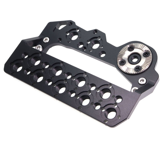 Alexa 35 Side Panel Plate, Side Mounting Extension Cheese Plate Kit 3/8"-16 Screw Thread Rig Wireless System Follow Focus Motor