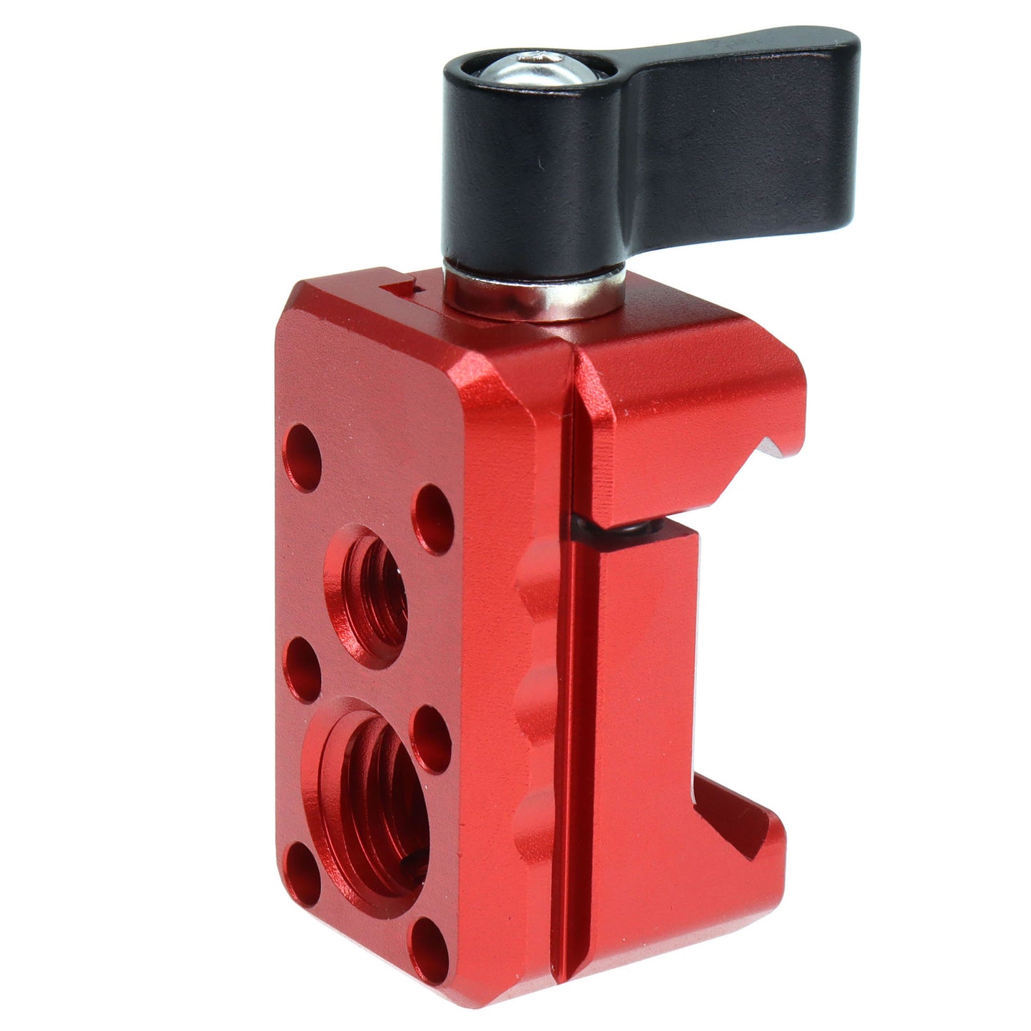 Quick Release NATO Clamp with 1/4"-20 3/8"-16 Thread for Cold Shoe Monitor Support Standard NATO-Clamp for Camera Cage Friction Arm Ballhead Monitor Mount