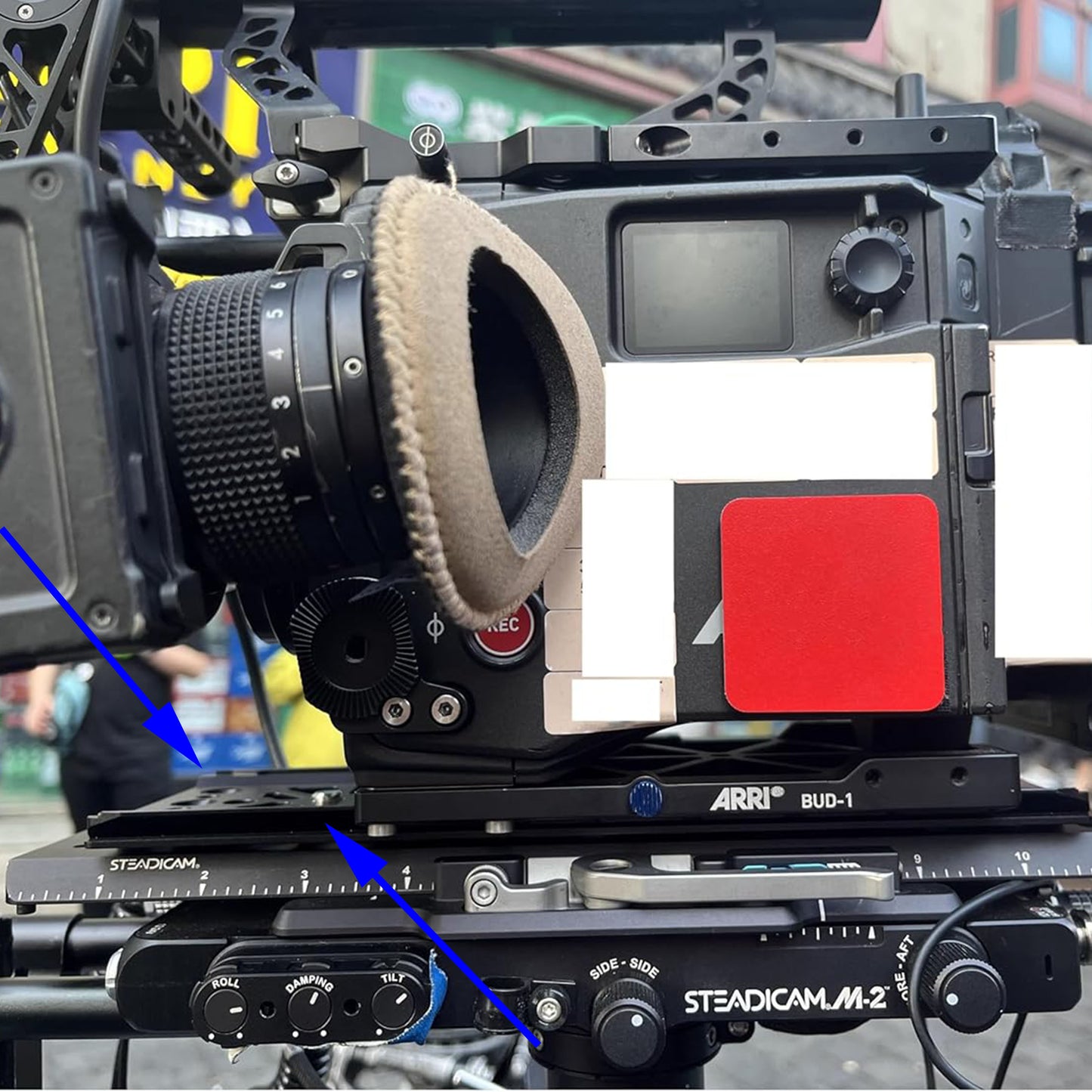 Base Plate Bottom Cheese Plate for ARRI Alexa 35 Trinity/DJI Ronin 2 / Steadicam M2 Dovetail Plate with 3/8"-16 Threaded Expandsion Camer Panel Plate