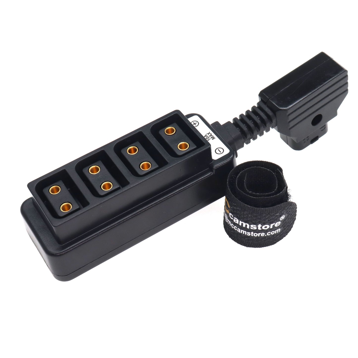 Ultrashort D tap to 4 Port Power Tap P-tap Strip D-tap Splitter Hub Cpmpatible for ARRI RED Teradek SmallHD V-Mount Gold-Mount Steadicam with D-Tap Output