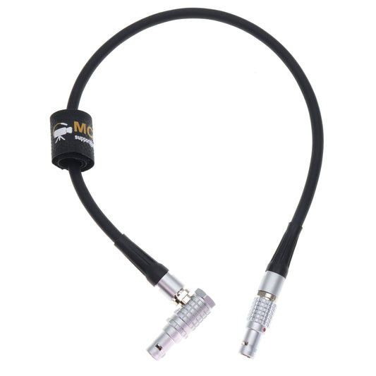 Nucleus-M Motor Cable, Straight 7 Pin Male to Angle 7 Pin Motor to Motor Connection Cable