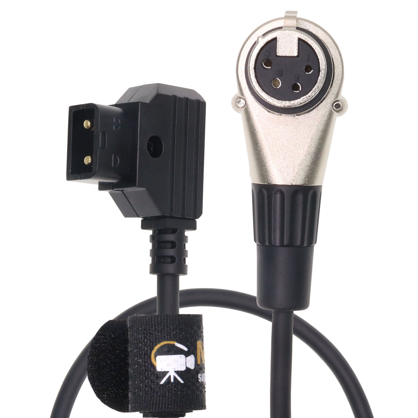 XLR 4 Pin Female to D Tap Power Cable for Sony Venice F55 SXS Camera for Practilite 602 DSLR Camcorder