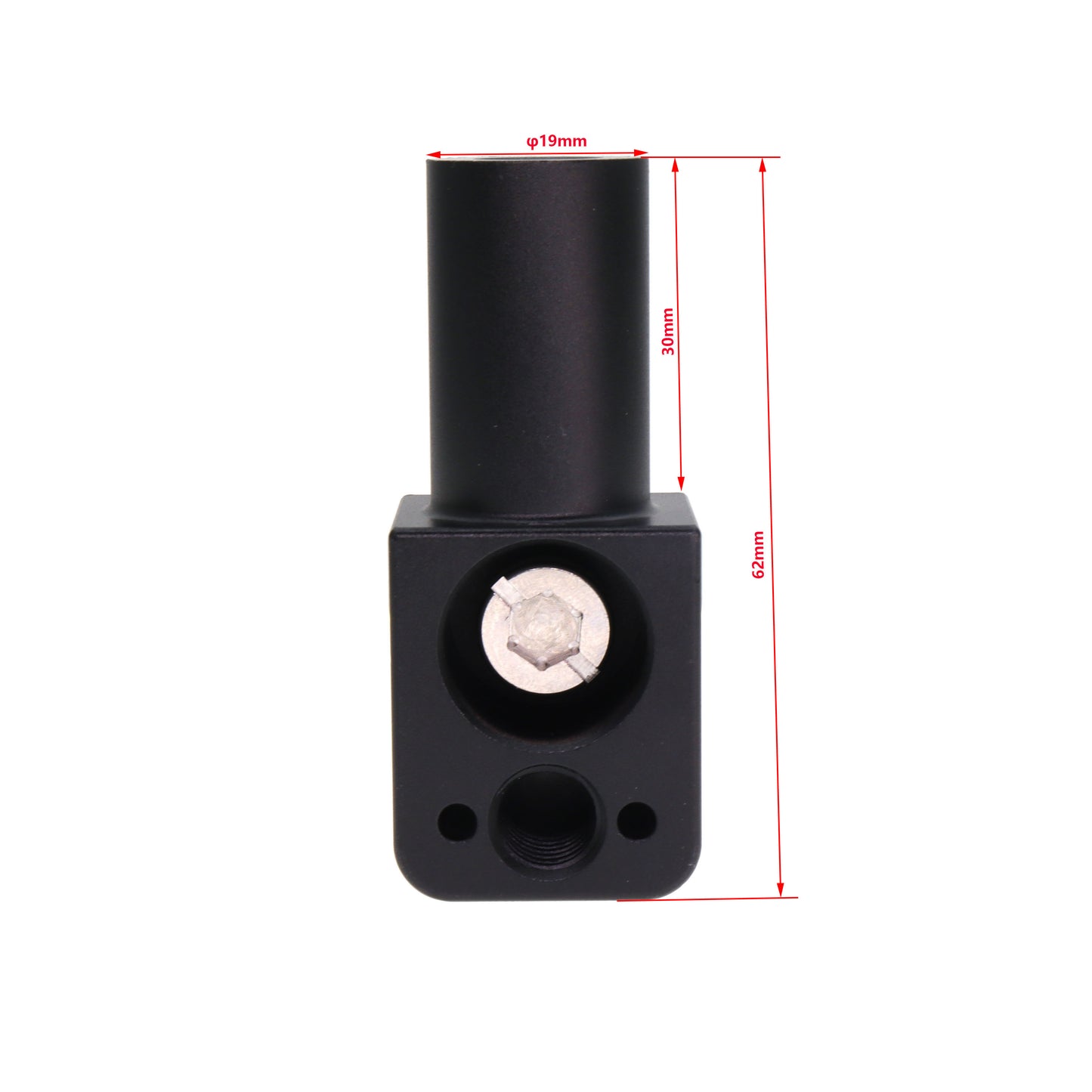 Ultrashort 5cm φ19mm Support Rod Tube 3/8 Screw Mounting Bracket for ARRI RED Sony Camera Wireless Follow Focus Lens Motor