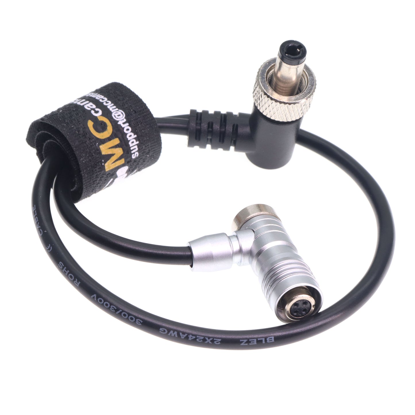 4 Pin to Locking DC Power Cable for Portkeys BM5 BM5WR BM7 HH7 HS7T Monitor
