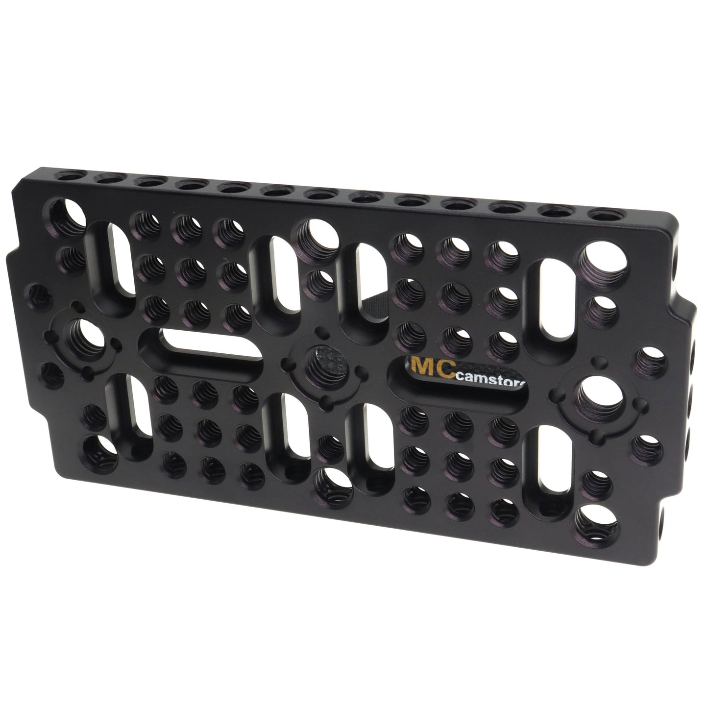 Multi-Functional Cheese Plate with 1/4"-20 3/8"-16 Threads, Switching Mounting Plate w/Locating Point for ARRI for Camera and Tripod Portable Cheese-Plates for Blackmagic URSA Cine