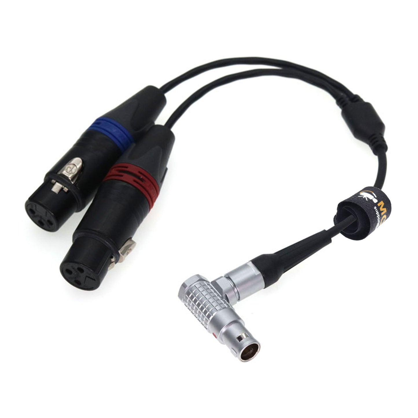 10Pin to Dual XLR 3Pin Female Atomos Breakout Audio Input Splitter Cable for Atomos Shogun Ninja Inferno Flame Audio Input Splitter Cable