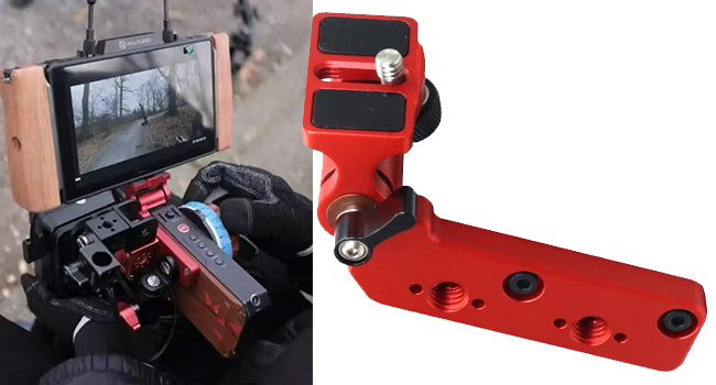 Nucleus-M Monitor Bracket for Tilta Nucleus-M Motor 1/4"-20 Screw Fixed Motor Mount Bracket