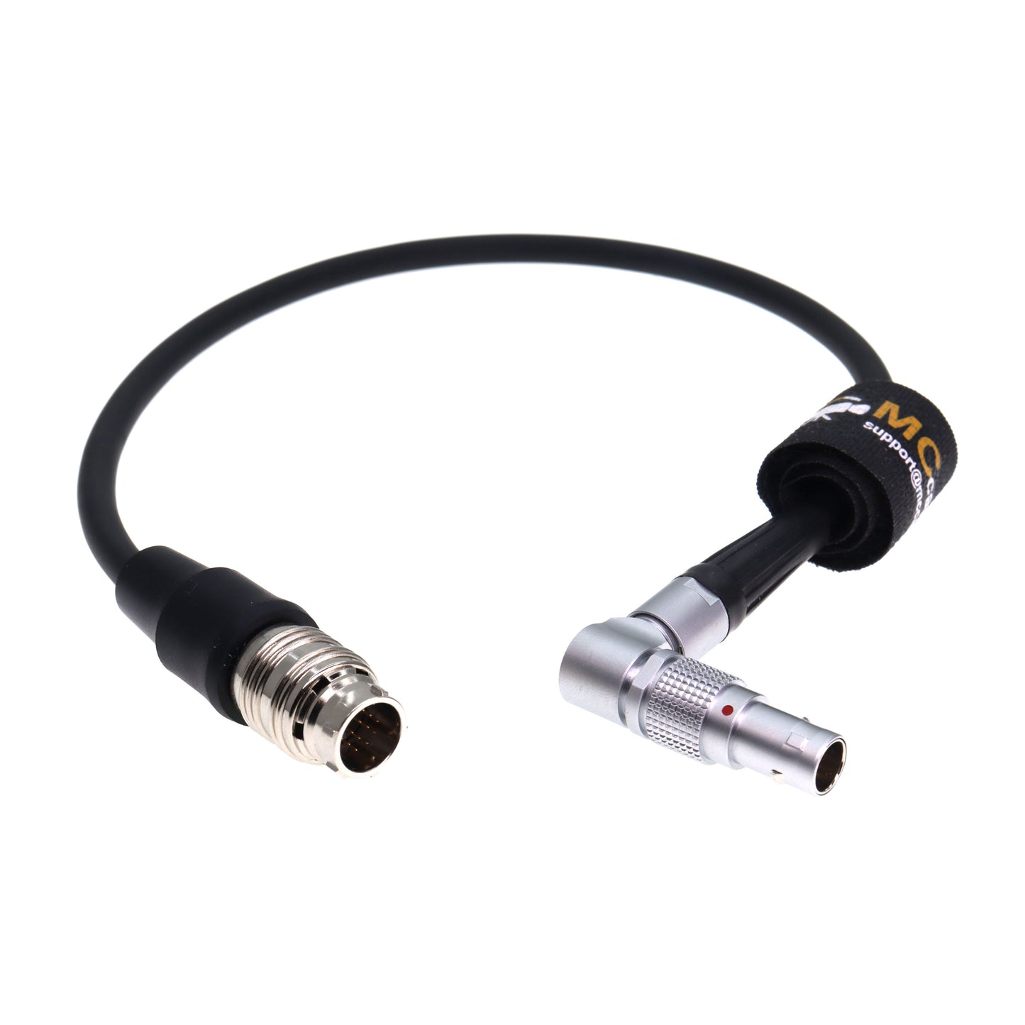 0B 2 Pin to Right Angle Hirose 20 Pin Male Power Cable for Fujinon Cabrio Lens Zoom Control Cable