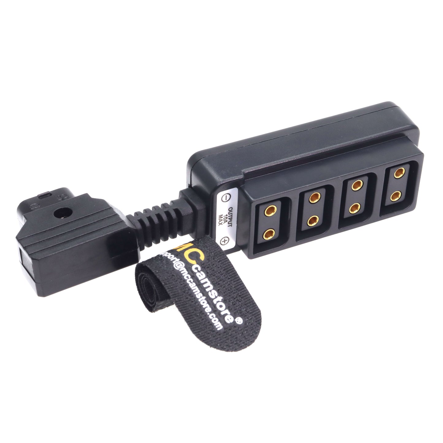 Ultrashort D tap to 4 Port Power Tap P-tap Strip D-tap Splitter Hub Cpmpatible for ARRI RED Teradek SmallHD V-Mount Gold-Mount Steadicam with D-Tap Output