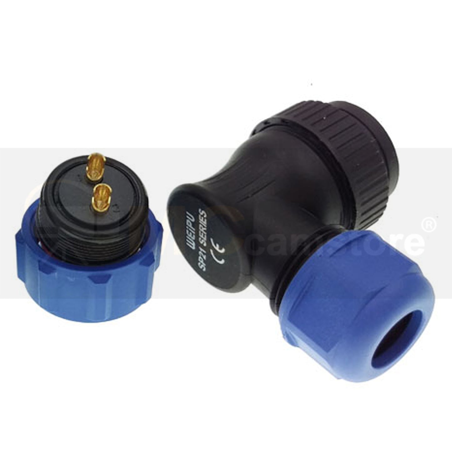 WEIPU SP2910/S3 3-Pin Female Waterproof Connector Plug, Compatible with BLUETTI AC500 5000W AC Input 220-240V 23A Portable Power Station