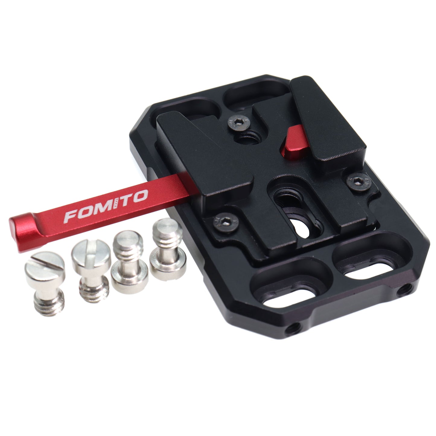Mini V Mount Battery Plate, V-Lock Mount Battery Plate with 3/8 1/4 Screw for Camera Power Supply